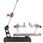Preview: Right side view of the Gamma Momentum 6 stringing machine with 6-point mounting and lever-based tensioning system
